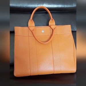 Hermes tote genuine leather bag